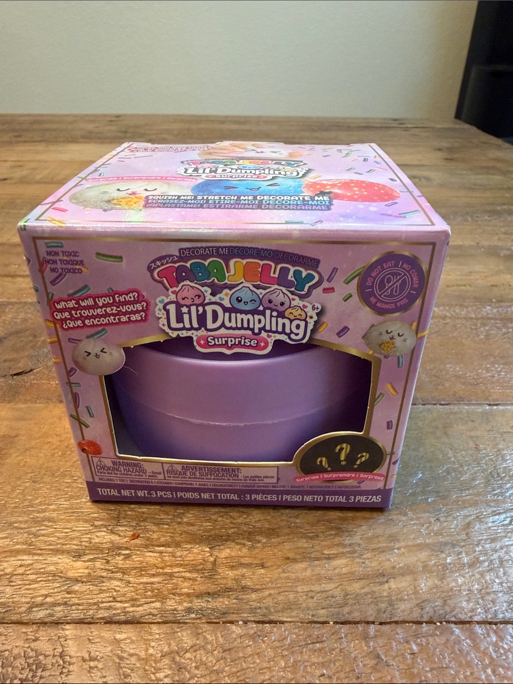 Taba Jelly Lil' Dumpling Surprise Kids Toy - Purple Authentic Taba